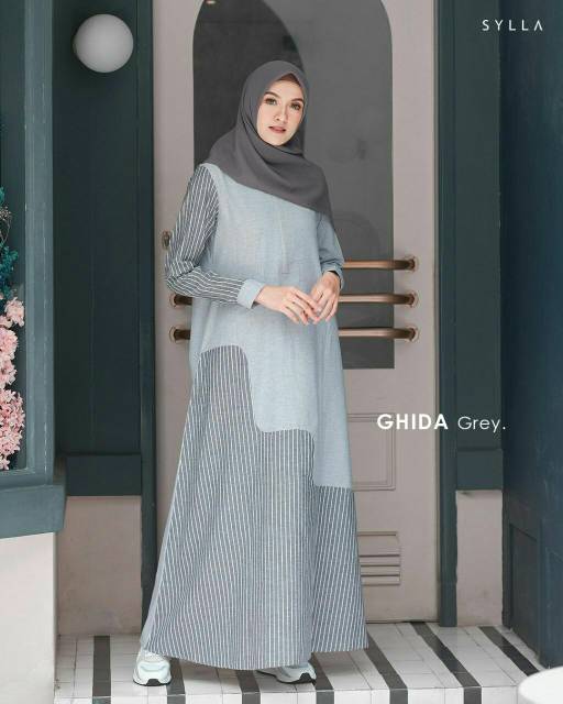 GAMIS GHIDA by SYLLA DRESS MODERN CANTIK IBUINDUNG