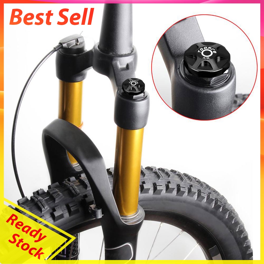 Dustproof MTB Bike Front Fork Cap Bicycle Air Gas Valve Protective Covers