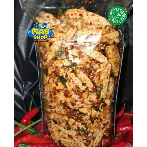 Jual Basreng Stik 100gr Termurah Bumbu Basah Daun Jeruk Basreng Pedas