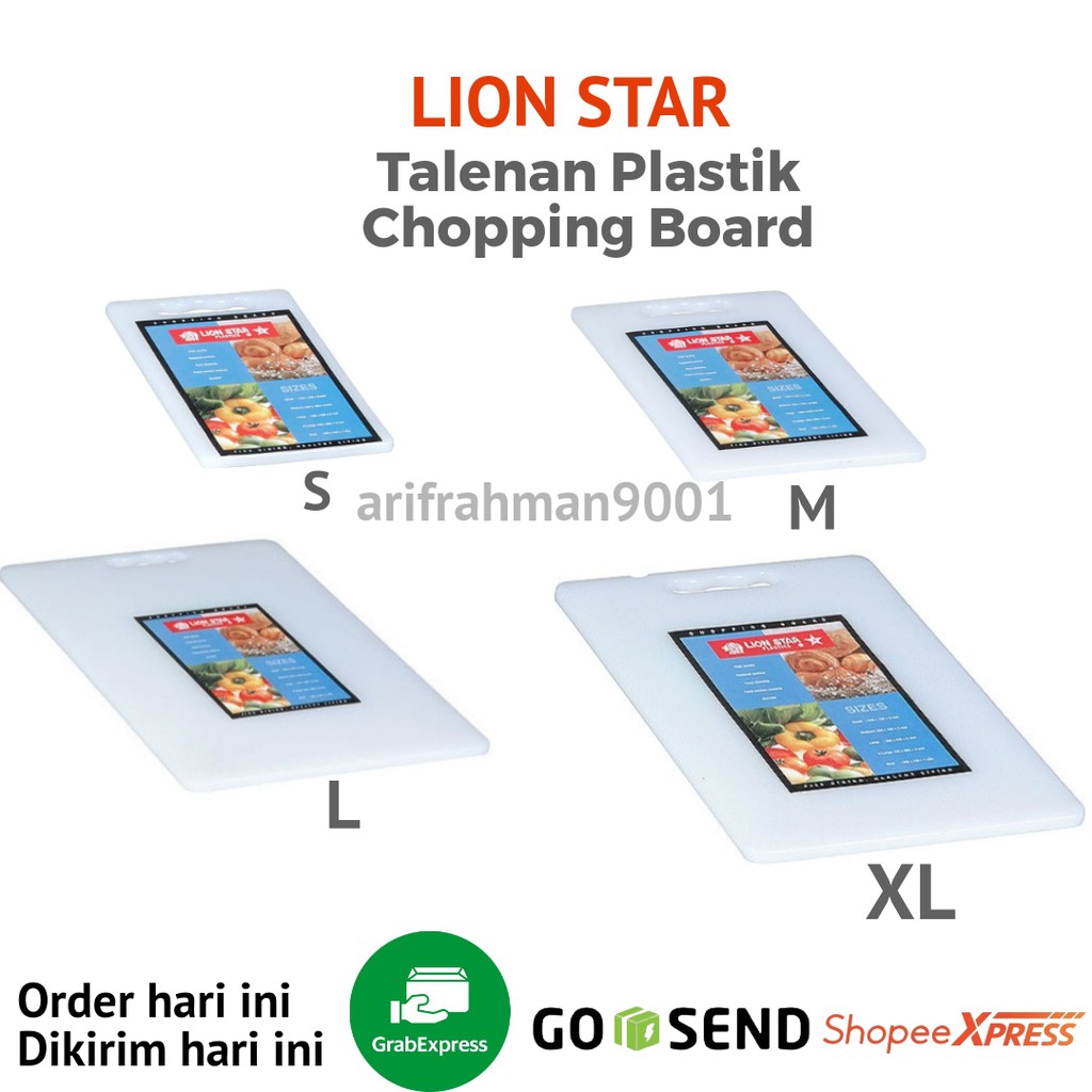 LION STAR - Talenan Plastik / Chopping Board S M L XL