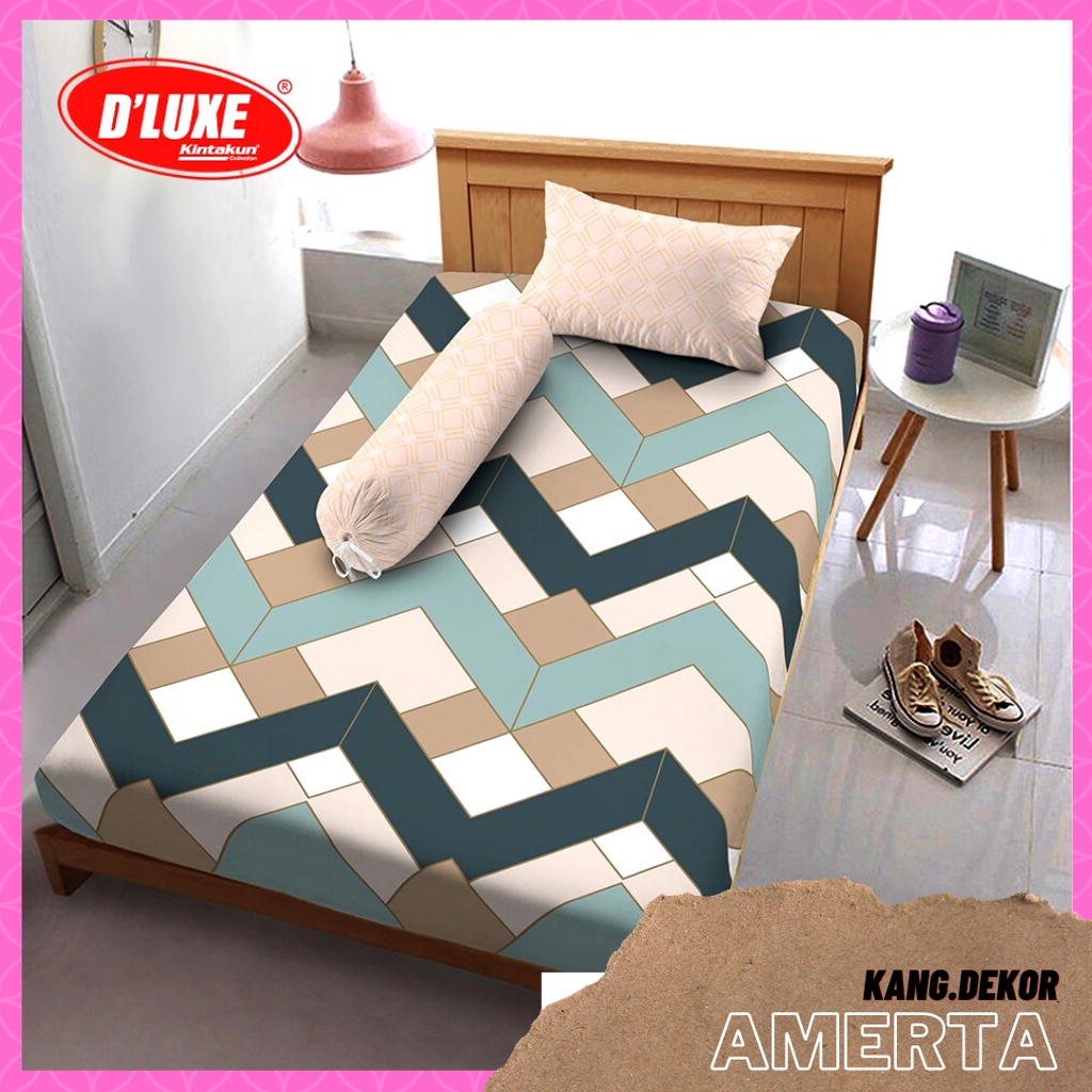 SPREI KINTAKUN D'LUXE MOTIF AMERTA 120x200 NO 3 SINGLE SEPREI CANTIK MURAH MOTIF TERBARU SEPRAI KAMAR TIDUR D’LUXE SEPREI AESTHETIC D LUXE KINTAKUN SEPRAI CANTIK SEPRE DLUXE PROMO ANTI LUNTUR MOTIF PLUS SARUNG BANTAL SPREI DEWASA ALAS KASUR SPREI ADEM