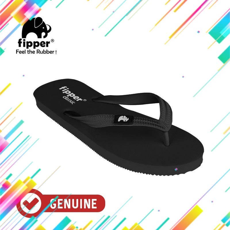 Fipper Classic Black sandal jepit unisex
