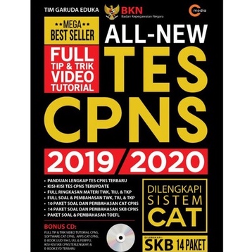 READY STOK!! ALL NEW TES CPNS 2019/2020 (PLUS CD)-1