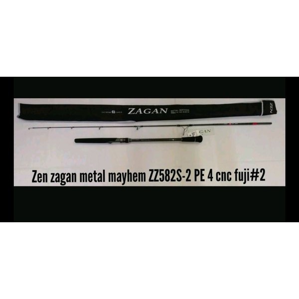 Spesial joran bagus zen zagan metal mayhem ZZ582S-2 pe4 Terlaris