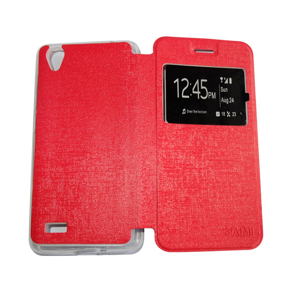 WARNA ACAK Casing Sarung Leather Case Flip Cover Dompet VIVO Y15 Y22 Y21 Y28 Y35 Y51 Y55 X710 XSHOT