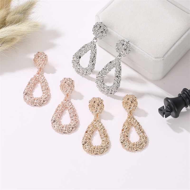 Anting Ala Korea Bentuk Tetesan Air / Anting Paduan Air Anting / Aksesoris Fashion