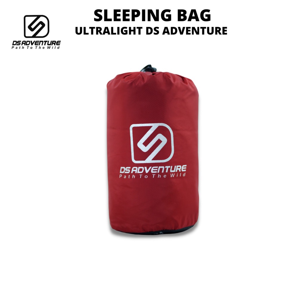 SB sleeping bag MUMMY dacron ULTRALIGHT DS ADVENTURE serI GELADA-merah