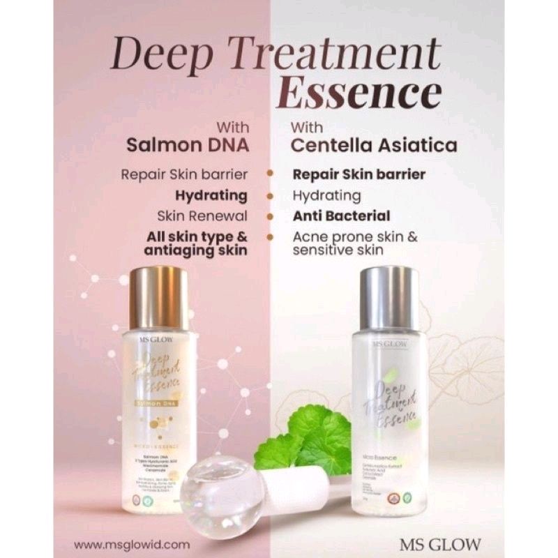 DEEP TREATMENT ESSENCE WITH SALMON DNA MS GLOW ORIGINAL BISA COD