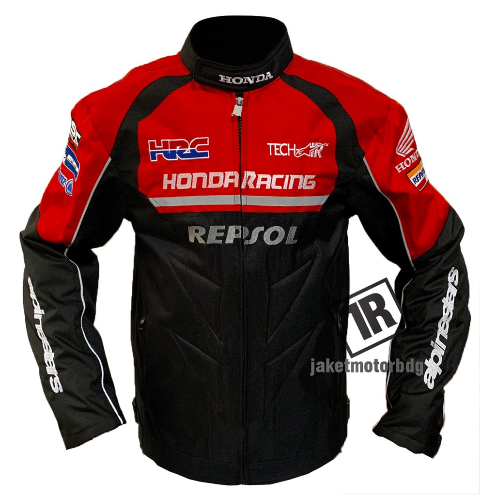 jaket alpinestar honda hrc merah team repsol