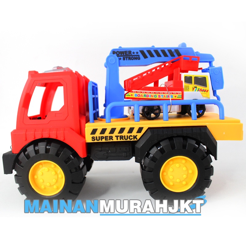 MAINANKEI  MAINAN ANAK MURAH SUPER TRUCK AK92 POWER STRONG TRCUK DEREK MOBIL MOBILAN