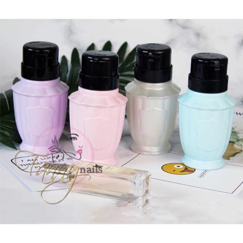 botol pump aceton aseton makeup remover botol pump 250ml nail art botol aseton