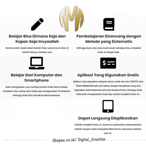 Muslim Creator Class Paket Platinum | Personal Branding - Muslim Content Creator Dakwah