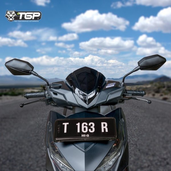 Visor & WindShield Vario 150 & Vario 125 Led Variasi TGP mika kaca windshield topi spakbor body spio