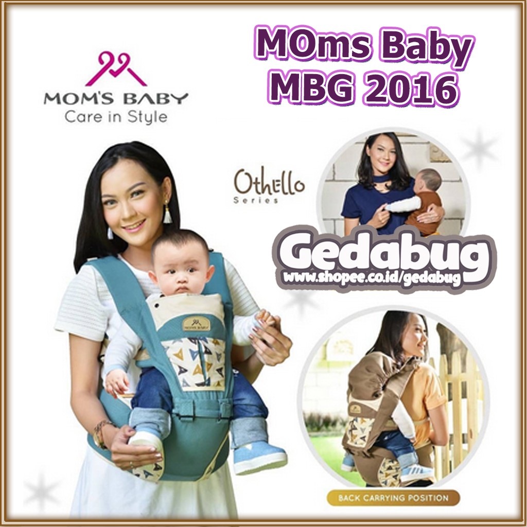 MOMS BABY-GENDONGAN HIPSEAT 4IN1 SERIES OTHELLO MBG 2016 - Gedabug