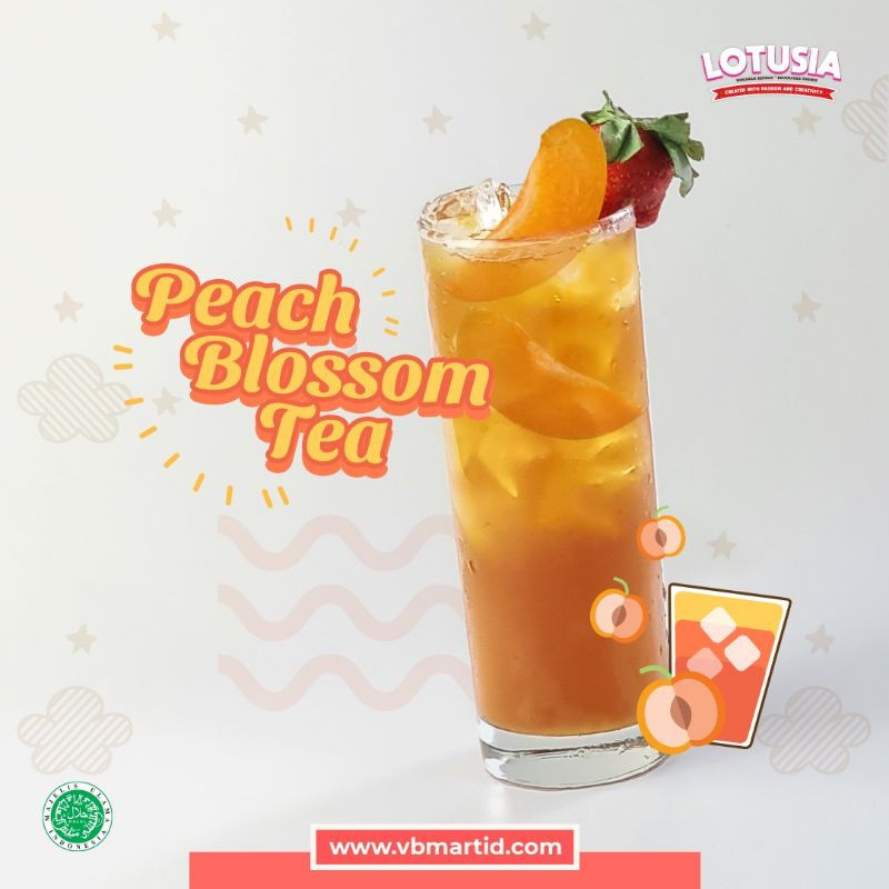 1 kg Lotusia Peach Tea Drink Premix (No Milk)