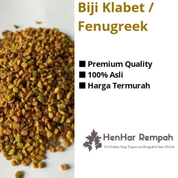 

Terbaik! [500 gram] Fenugreek / Biji Klabet / Methi Seeds / Halba / Hulbah ฿