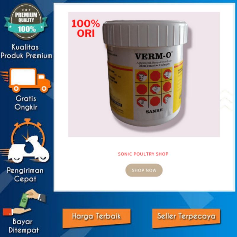 VERM O Obat Cacing Sapi / Kambing Bolus SANBE
