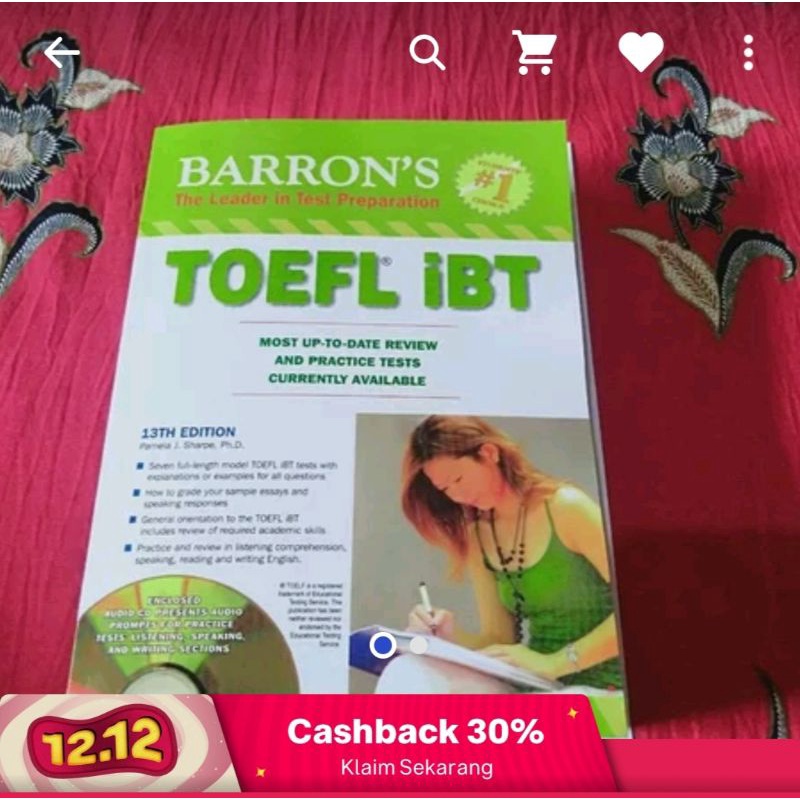 

TOEFL iBT no CD