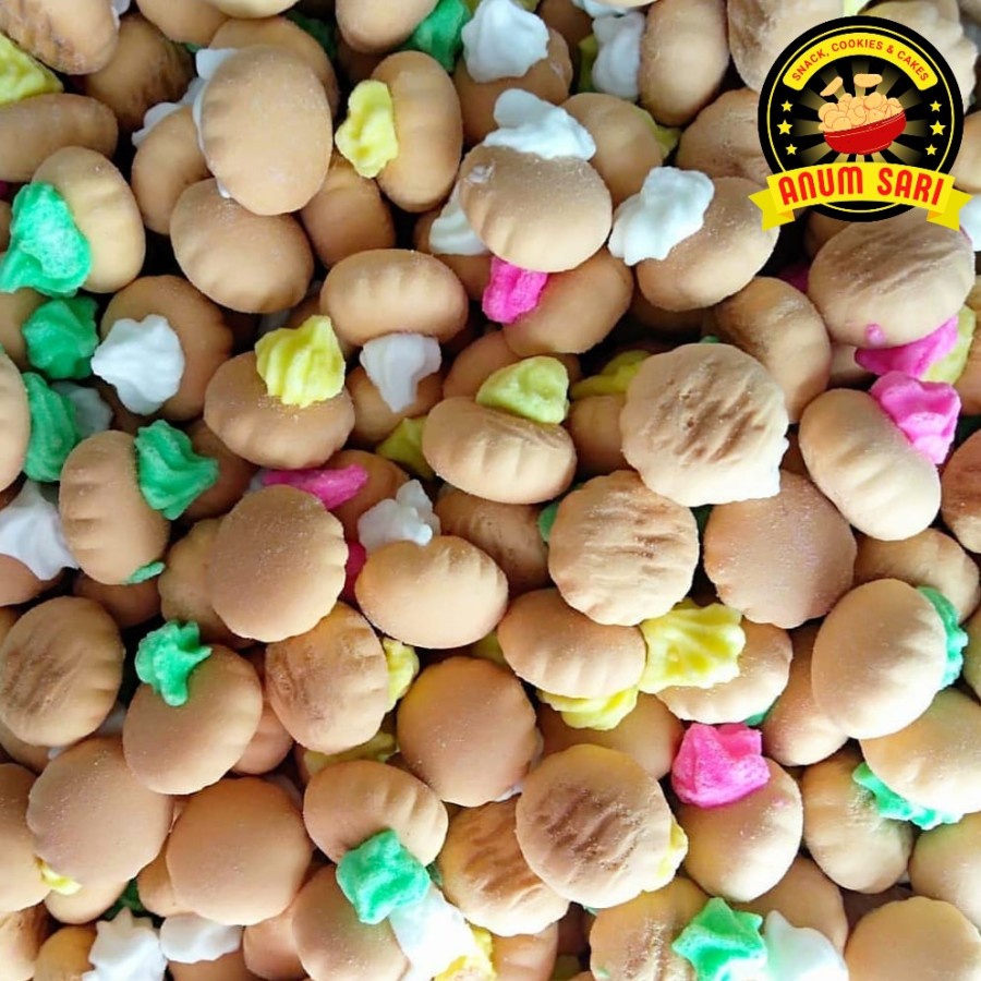 

Kue Biskuit Gemrose Snack Jadul Monas 250 Gram - Anum Sari