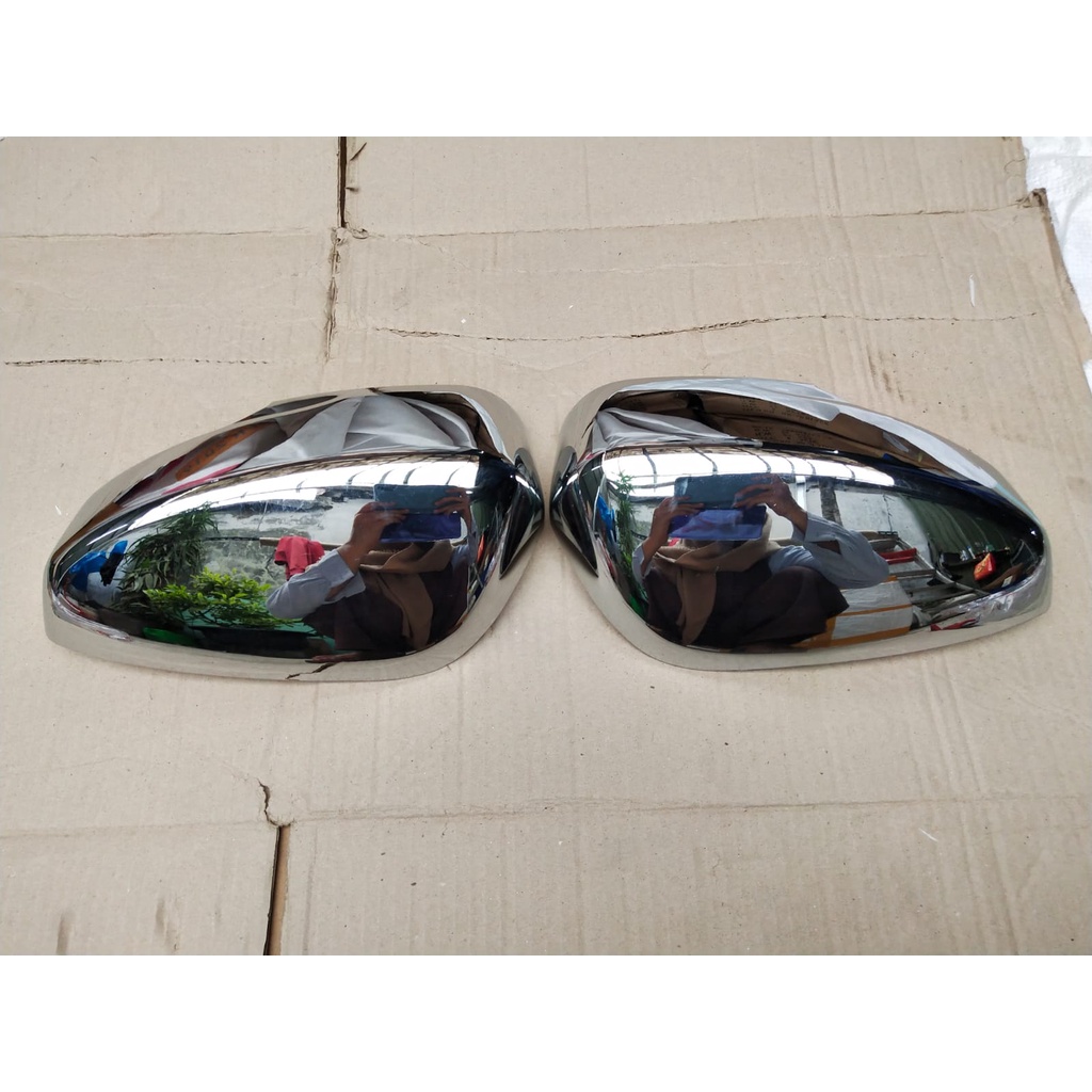 COVER TUTUP SPION  CHROME VARIASI XPANDER POLOS TANPA LAMPU ORIGINAL 1SET 2PCS