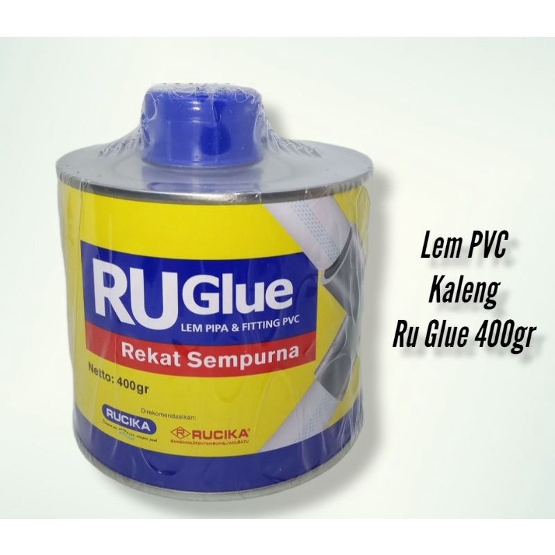 

Lem PVC pipa Tru Glue/ Ru Glue kaleng 400gr