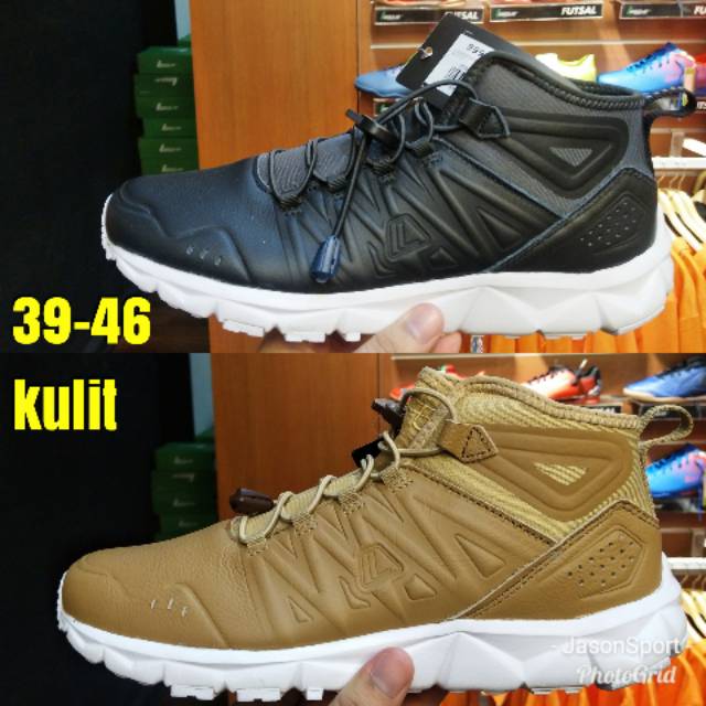 Sepatu League Pria Kumo Mid M Leather Running shoes Cowo Sneakers laki laki murah original