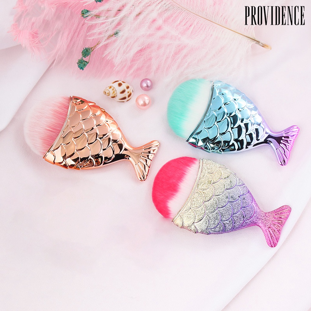 Providence Mermaid Tail Design Soft Nail Art Brush Dust Remover Cleaning Manicure Tool