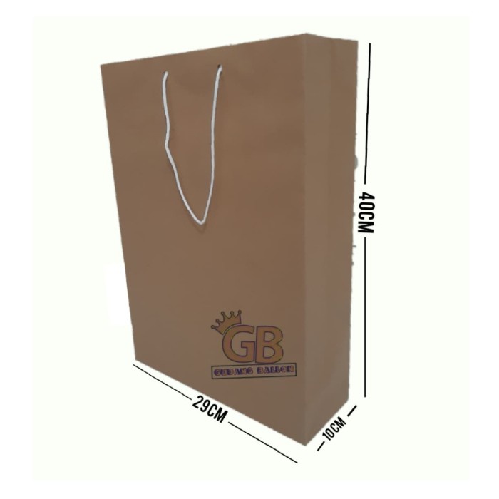 

Papper Bag Size L / Shopping Bag / Tas Kertas / Tas Souvenir