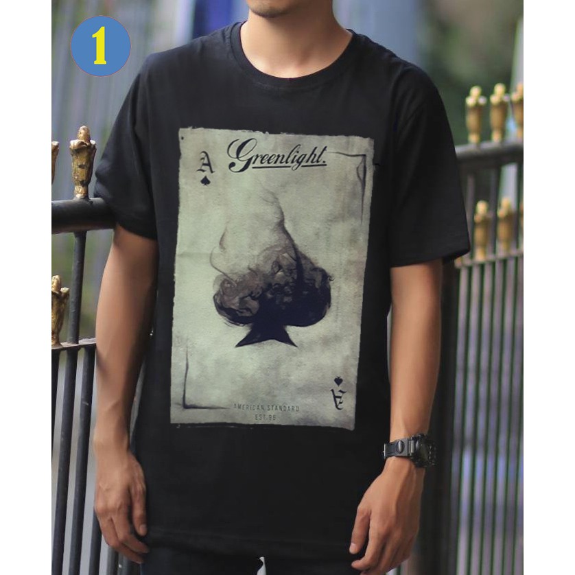  Kaos Greenlight Distro Pendek Pria Murah Bandung Shopee 