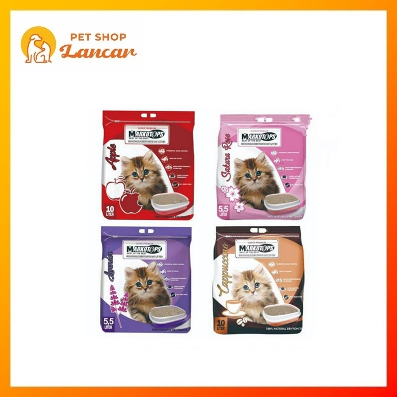 Pasir Kucing Markotops 5.5 lt Pasir Markotop 5.5 Liter