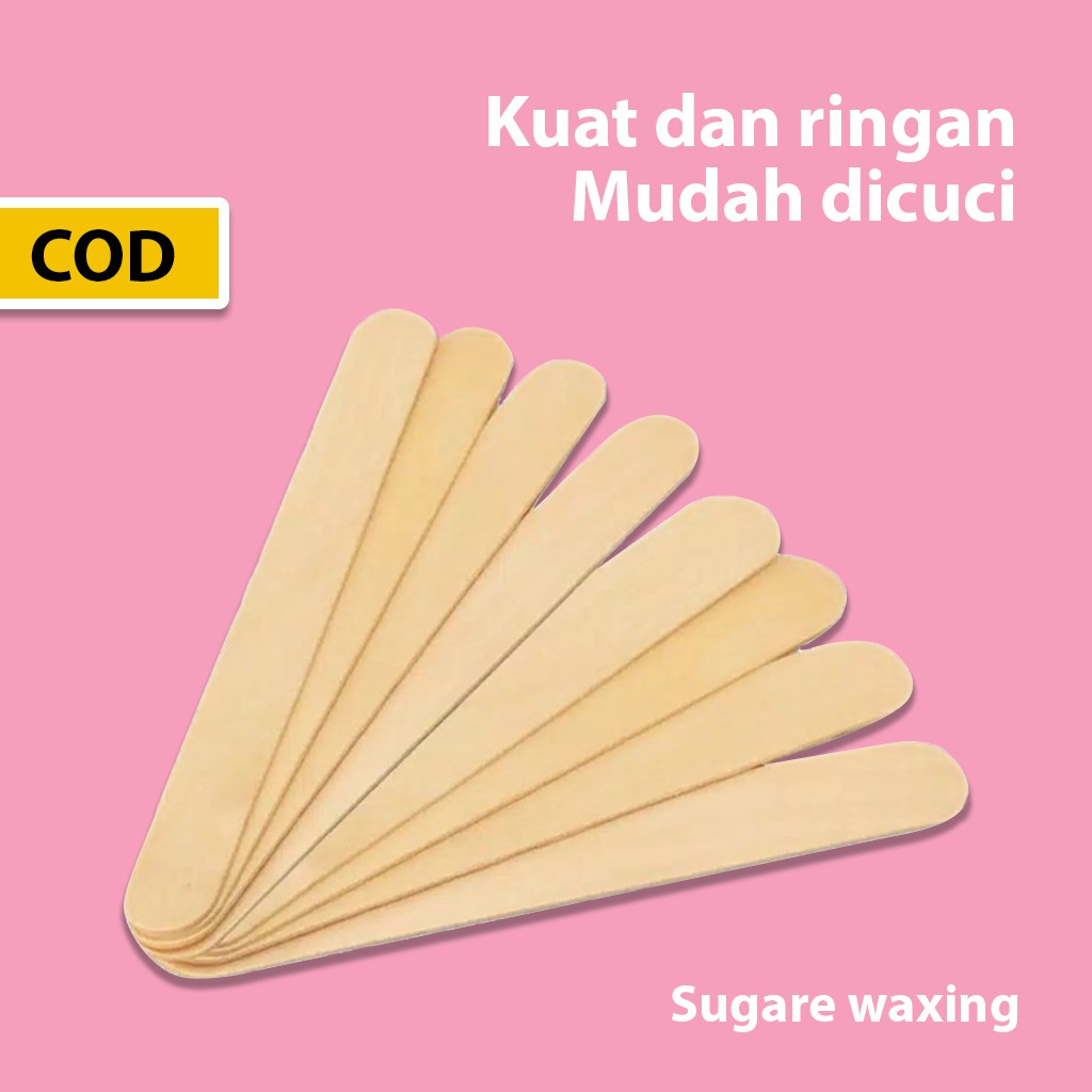 Stick Spatula Waxing Kayu Jumbo - 1pcs