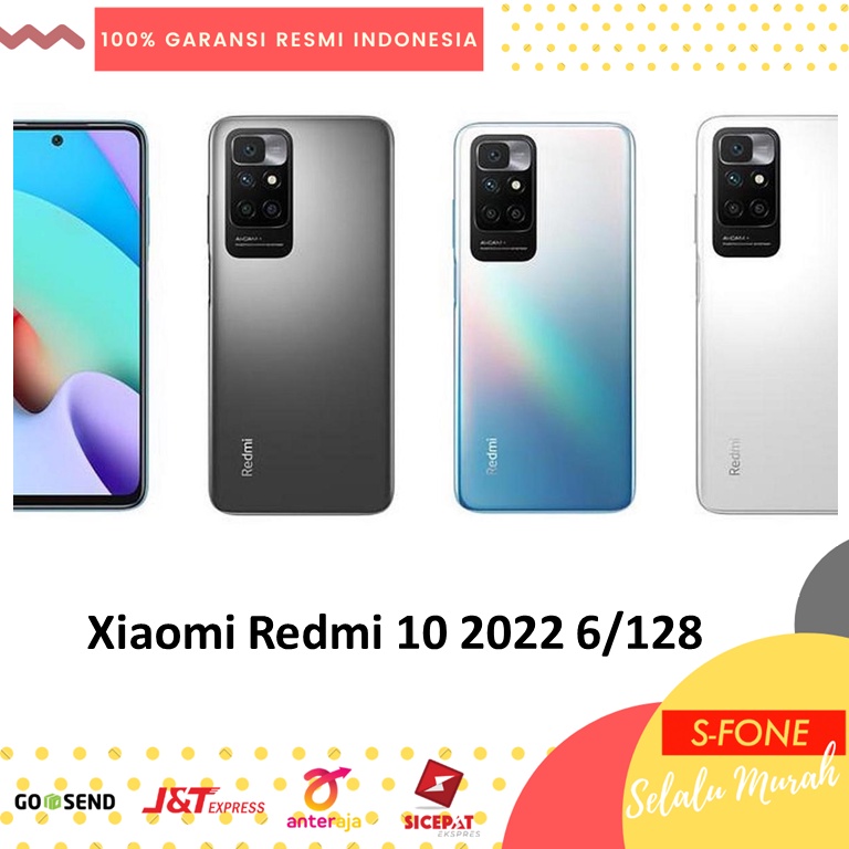 Xiaomi Redmi 10 2022 6/128 GB Garansi Resmi TAM XIAOMI