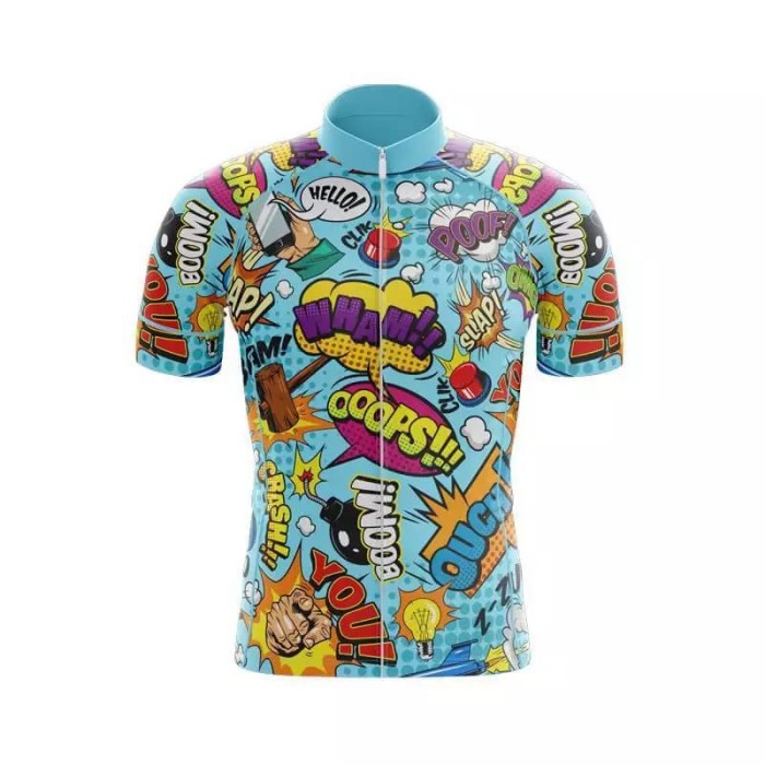 Explosive Comics Jersey baju Sepeda Roadbike Pria