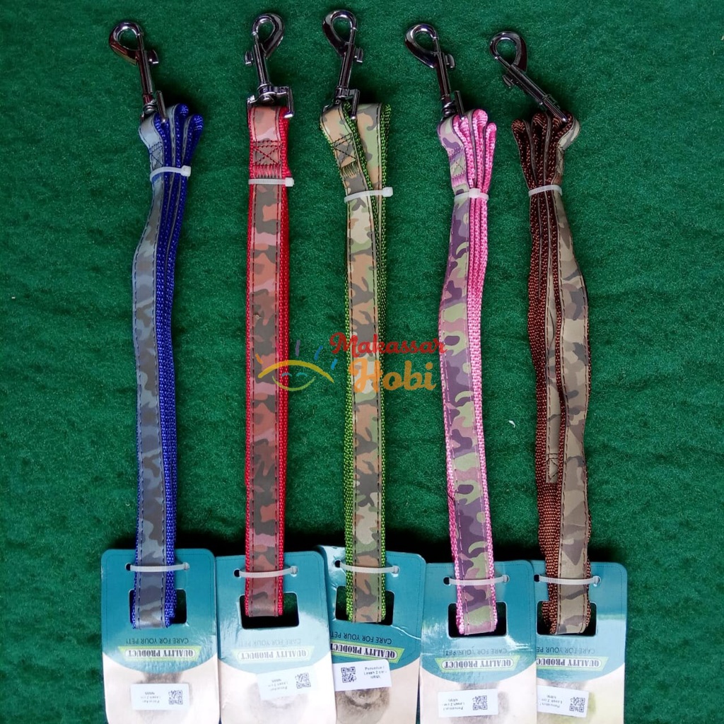 Tali Tuntun Hewan Kalung Penuntun Kekang Kucing Anjing Pet Leash 2 cm