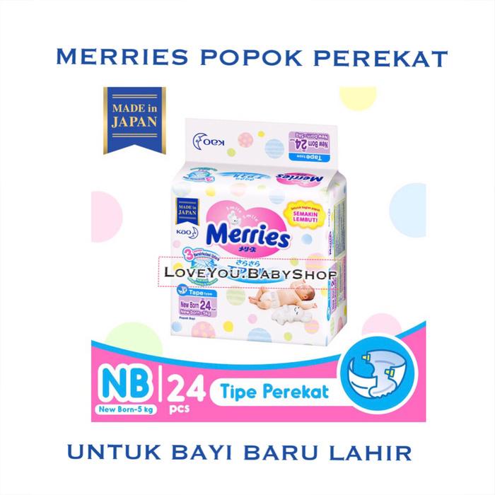 Merries Popok Perekat,Tape Untuk Bayi Baru Lahir/Merries Popok Newborn
