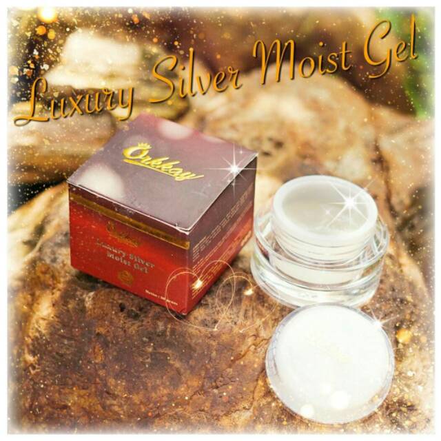 BEST SELLER !! LUXURY SILVER MOIST GEL ORKKAY SKIN CARE, JELLY GLOWING AMAN AMPUH BPOM HALAL