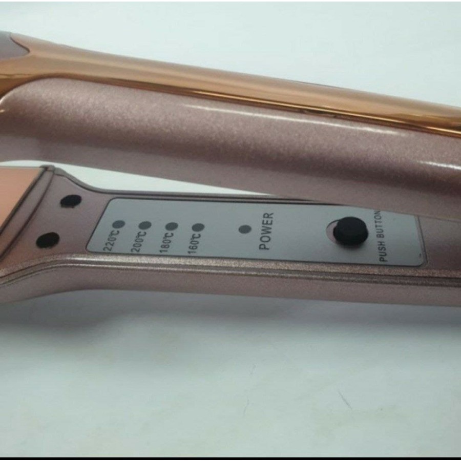 Catok Rose gold 2in1 Curl Iron - Catok Rambut Lurus