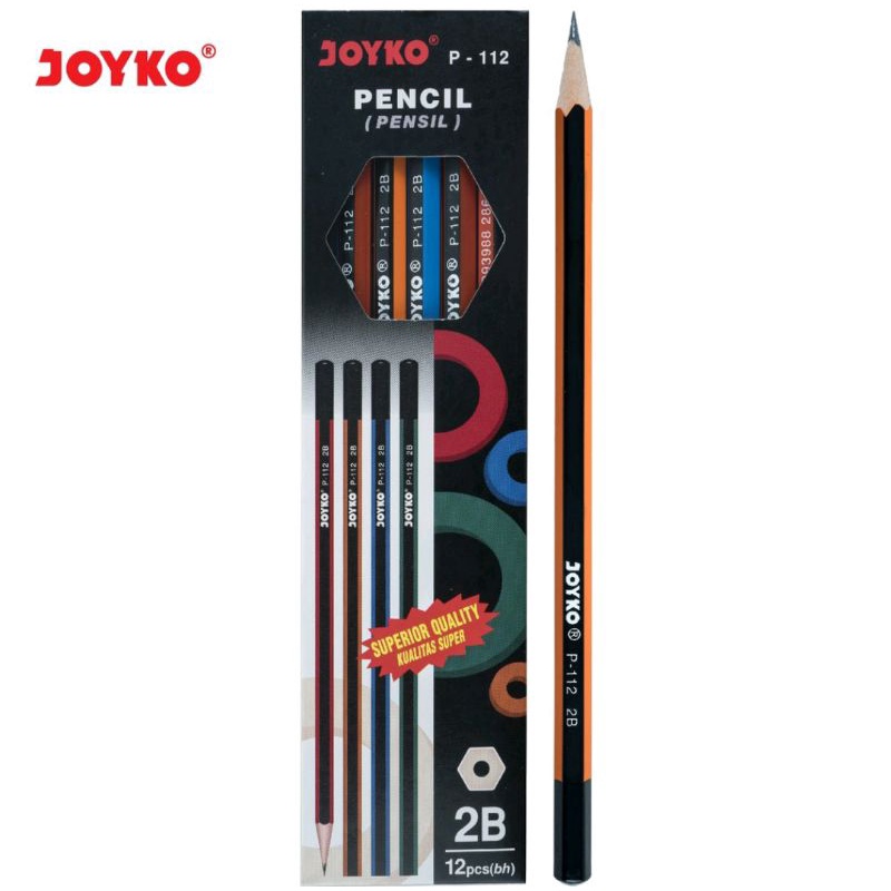 

Pensil joyko 2B isi 12 pcs