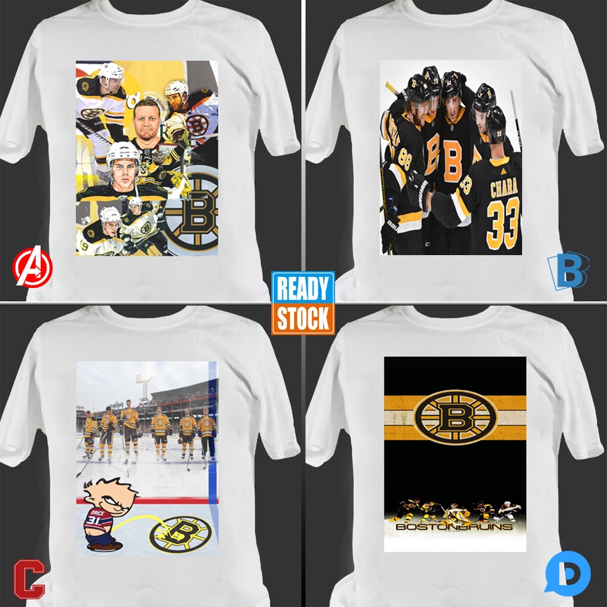 Boston Bruins Ice Hockey Team Tshirt
