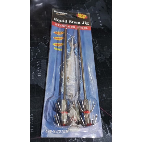 Umpan Pancing Cumi Model Stick - Squid Jig Steam jig pancing cumi