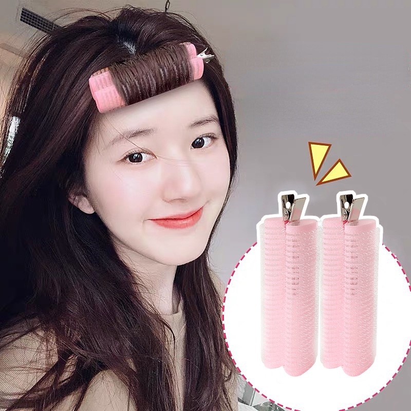 Klip Poni Rambut Model Tabung Keriting Fluffy Gaya Korea