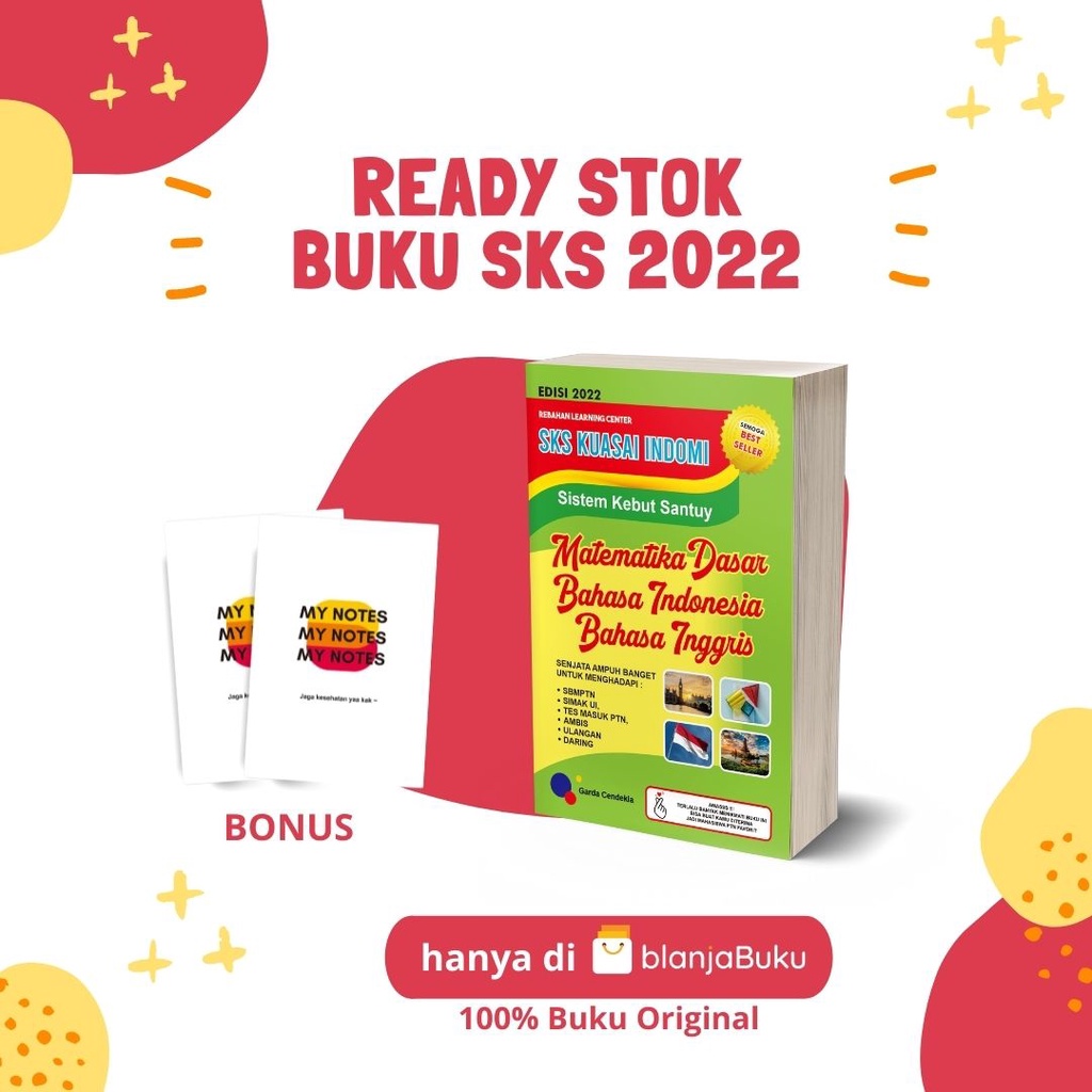BUKU SKS 2022 IPS IPA MATEMATIKA TPA SISTEM KEBUT SANTUY / GARDA CENDEKIA-SKS MATEMATIKA 2022