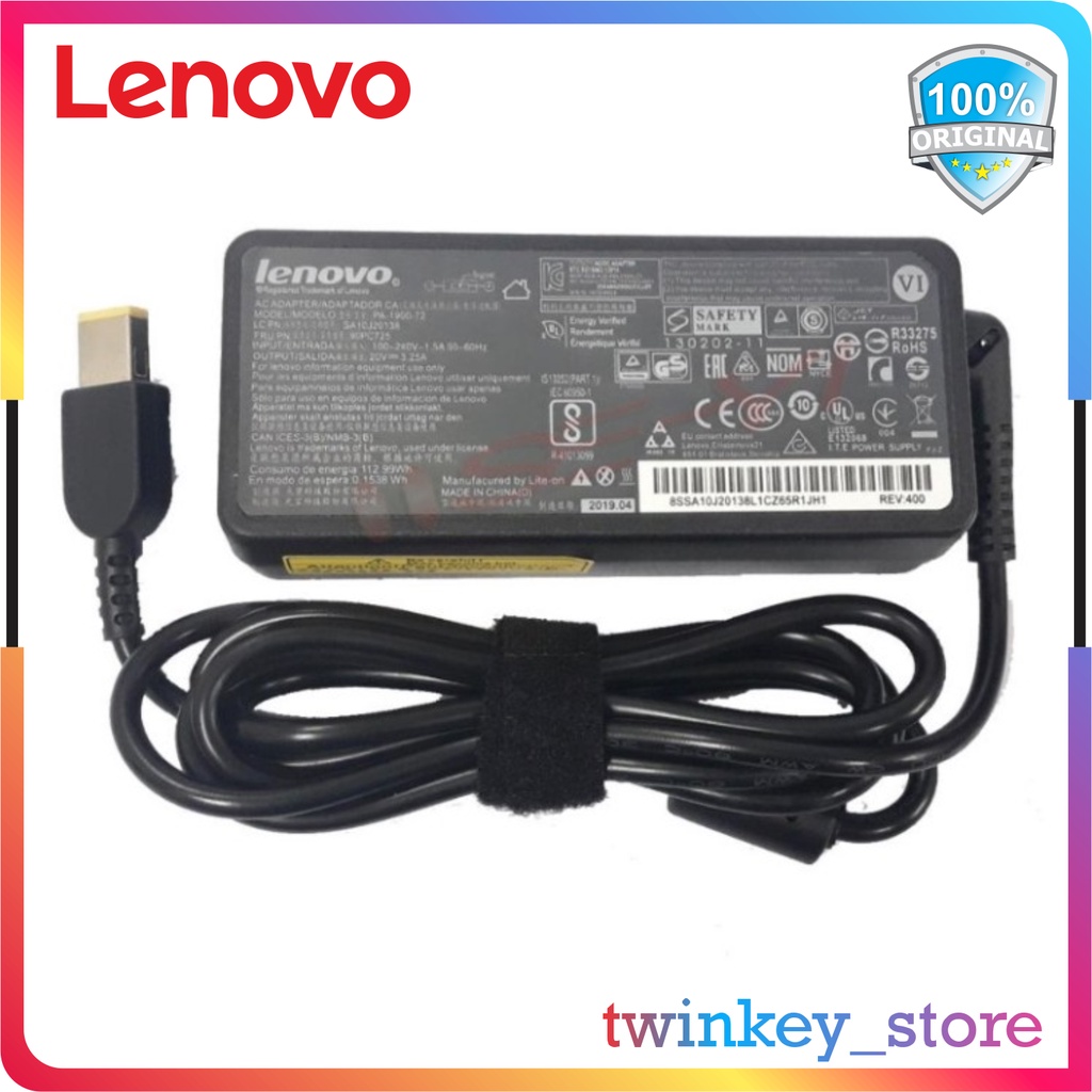 ADAPTOR LENOVO 20V 3.25A 92P1105 92P1106 92P1109 92P1110 92P1113 1951