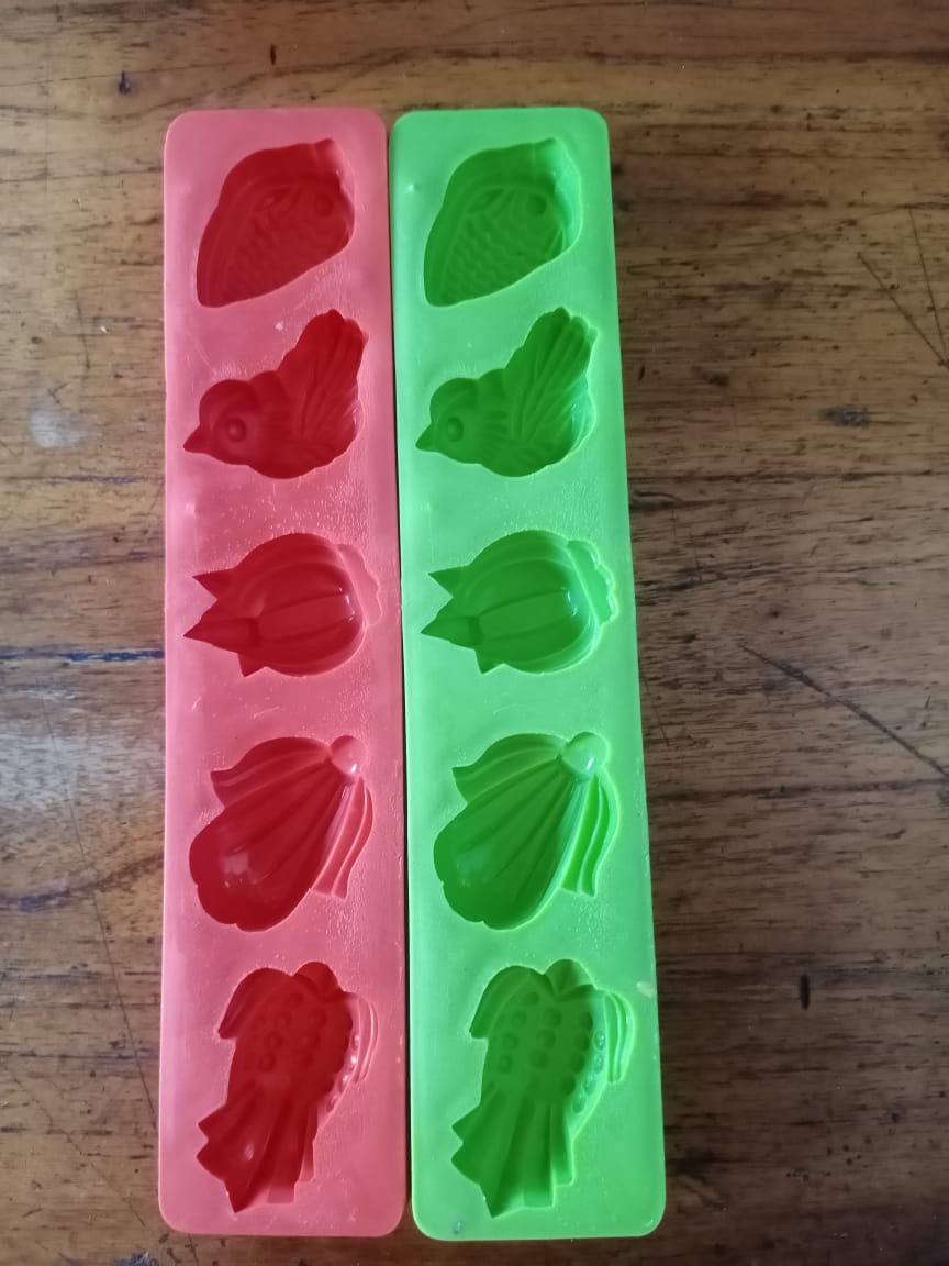 Cetakan Kue Bangkit Dan Sagu Plastik 5 Variasi Motif