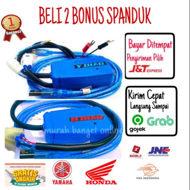 PROMO IQUTECHE untuk HONDA YAMAHA Scanner Motor Injeksi