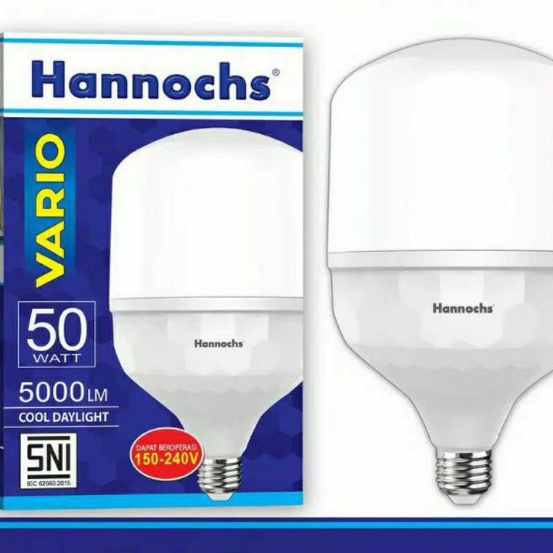 Lampu LED / Bohlam LED Hannochs VARIO 30 Watt 36 Watt 45 Watt 50 Watt - SNI Hannochs Murah