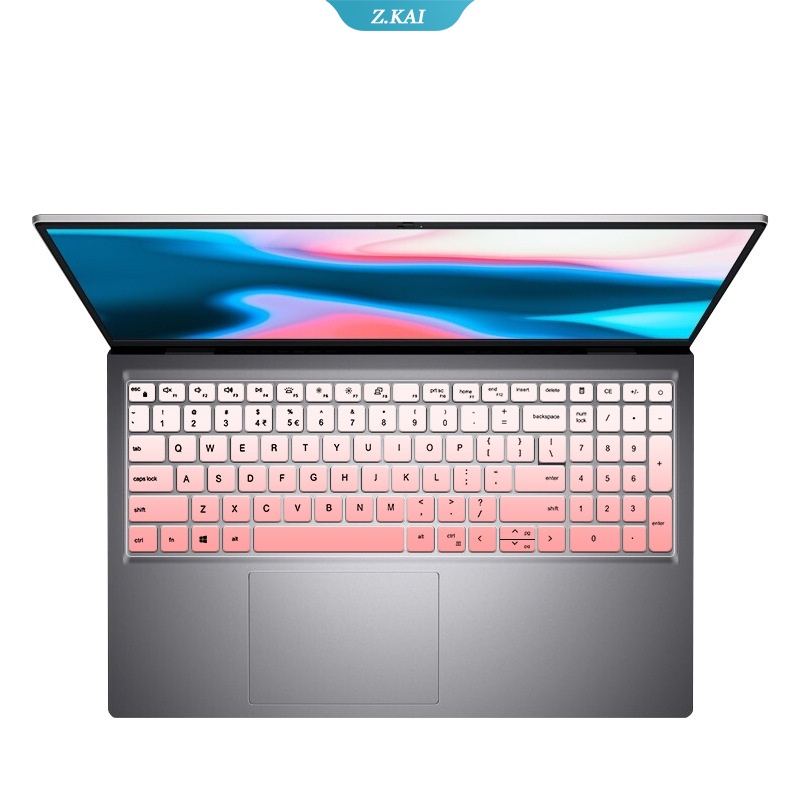 Dell Inspiron15 3000 3510 3511 3515 Cover Pelindung Keyboard Gaming Bahan Silikon Tahan Air 5510 5515 5518 15.6 &quot;(ZK)