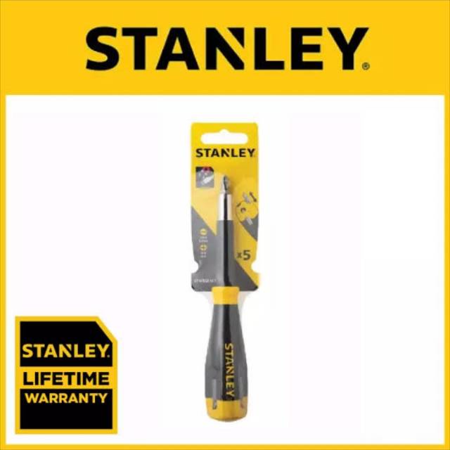 Obeng Fiberglass Set 4 in 1 Stanley STMT68107 
Original hand tools Stanley