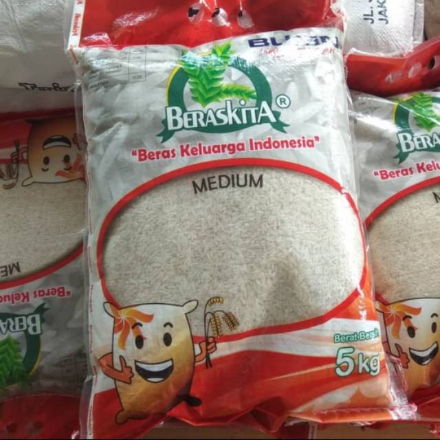 Jual Beras Kita 5 Kg (Medium) | Shopee Indonesia