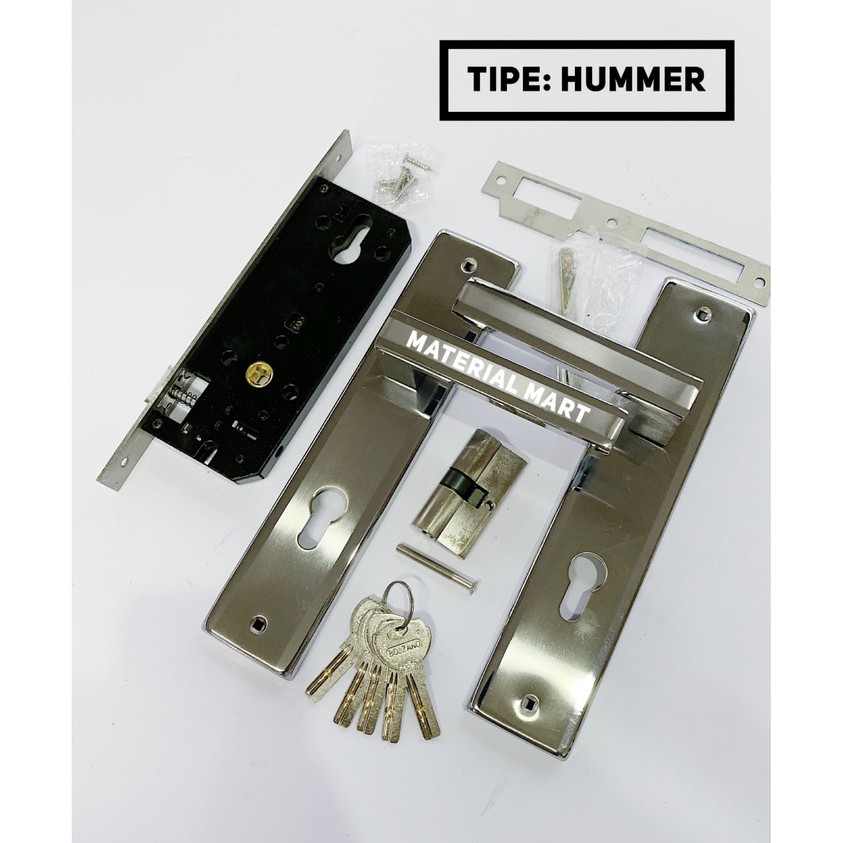 Gagang Pintu Rumah 1 SET | Handel Pintu + Body | Handle Pintu Besar | MATERIAL MART